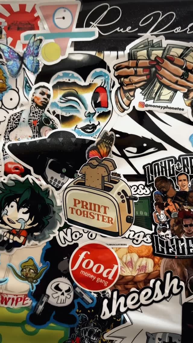 Peel. Stick. Flex. 🔥 @fuegostickers #custom #stickers #manufacturing