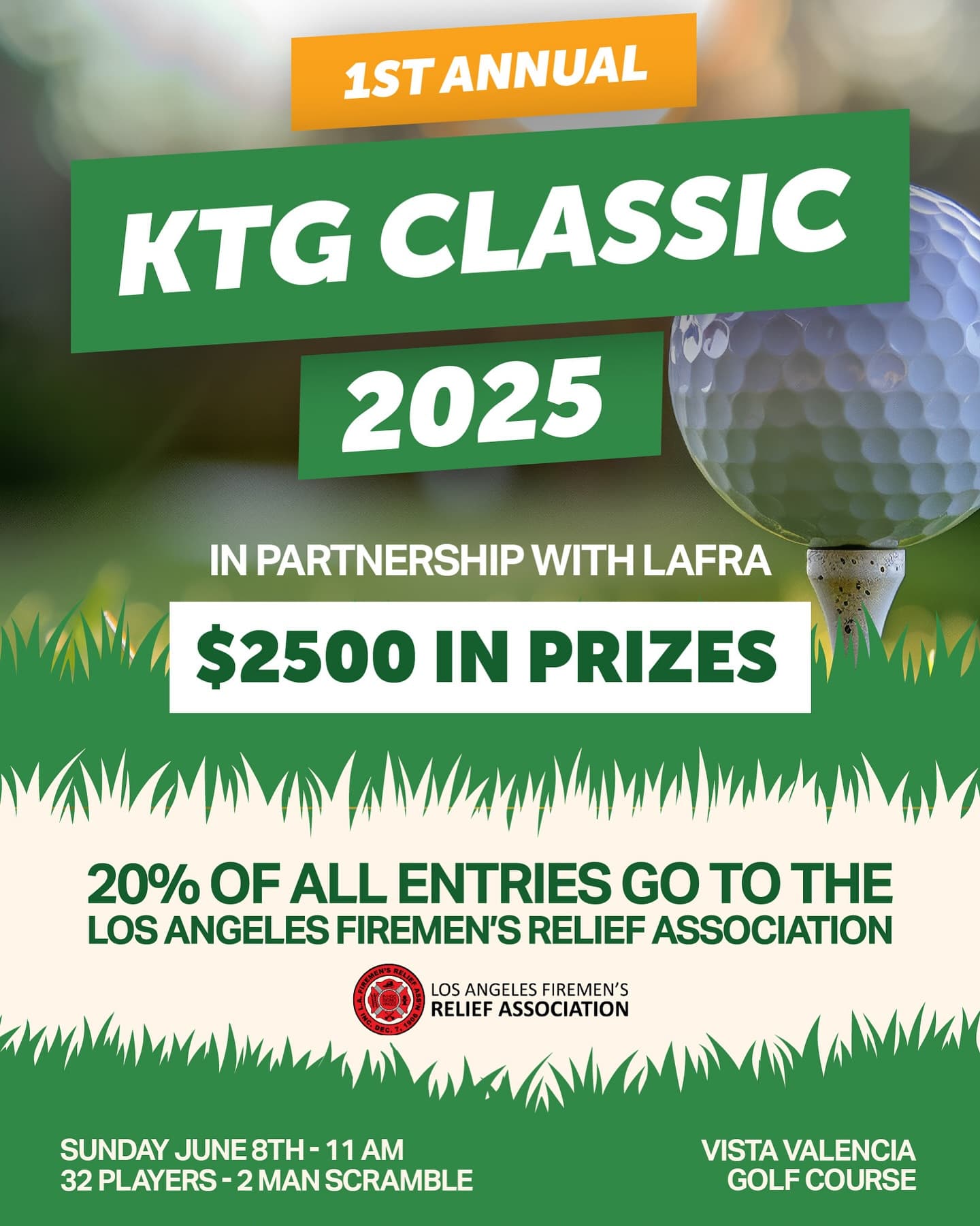 Introducing the 2025 KTG Classic 🏆🏌️ Only a few spots left in our first ever golf tournament! Email us for more info ⛳️ KTGpr...