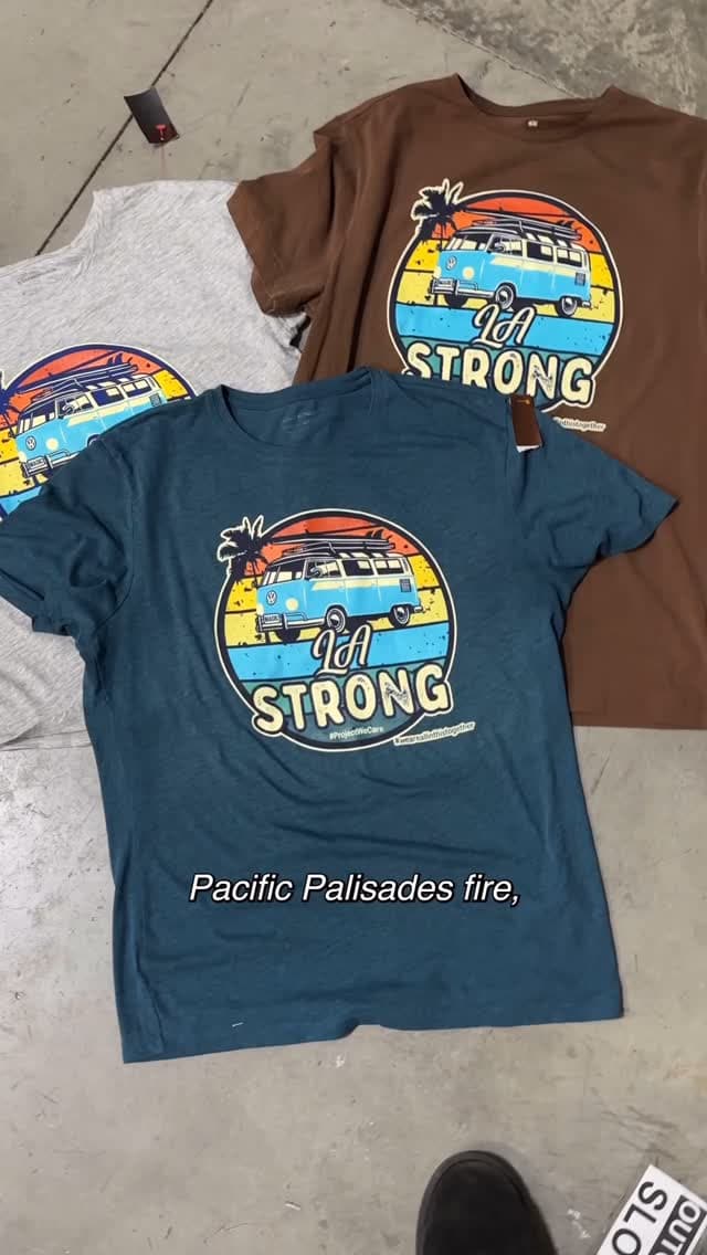 #LAstrong ๐๐๐ช Throwback to a very important print for our community out here in Los Angeles. The Palisades fire was a tragedy...
