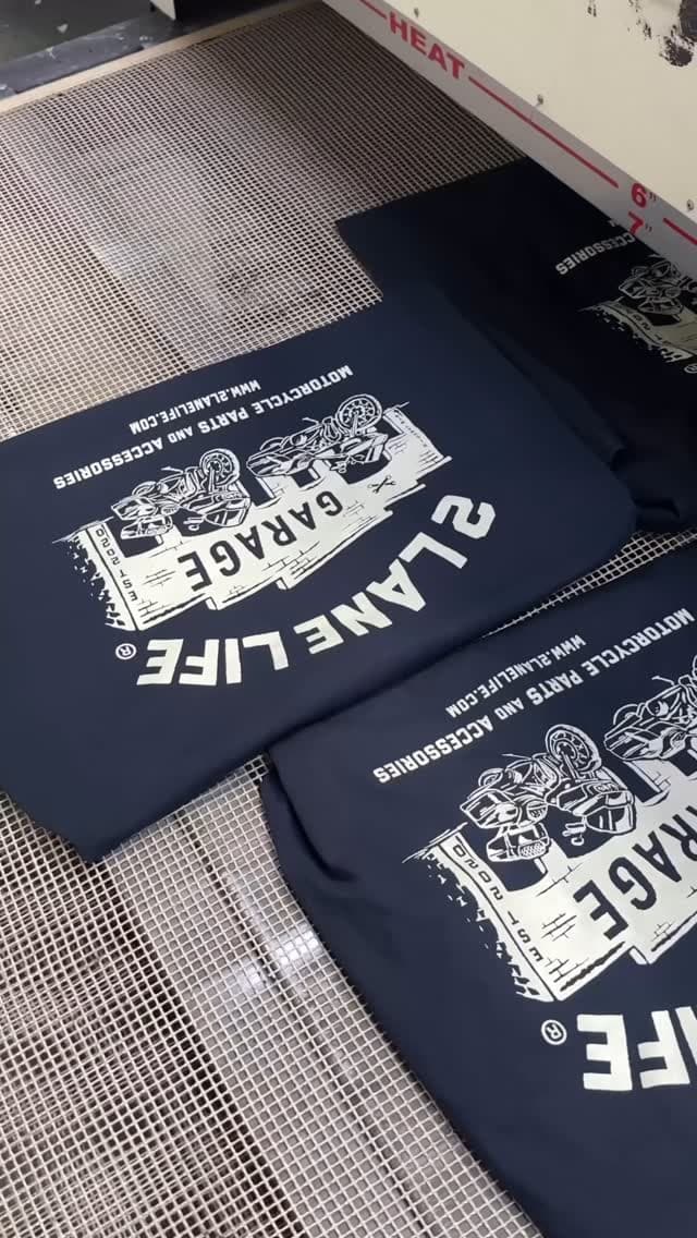 Ride hard & ride often ๐๏ธ @2lanelife with amazing designs as always ๐ฅ . . . #customshirts #screenprinting #manufacturing #2la...