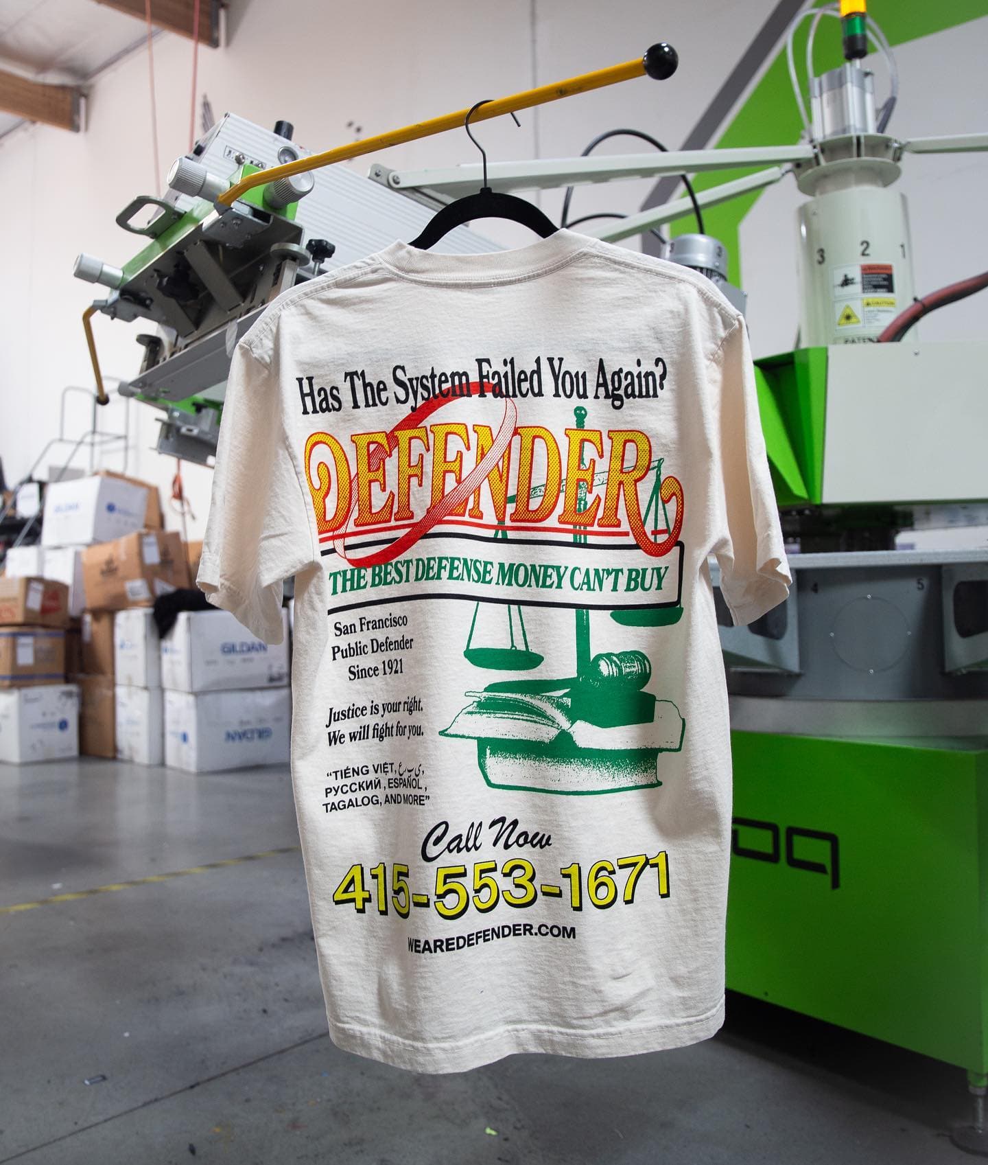 The best offense is a good defense! 💯💯💯 #screenprinting #screenprint #screenprintshop #customshirts #streetwear #dtg #dtgprin...
