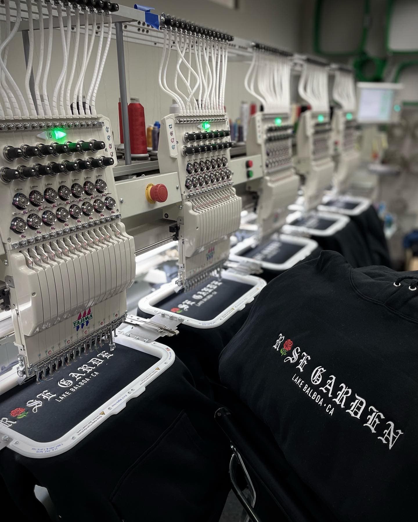 We ❤️ Embroidery! Send us an email to get started today! . . . #customapparel #customshirts #apparel #screenprinting #customt...