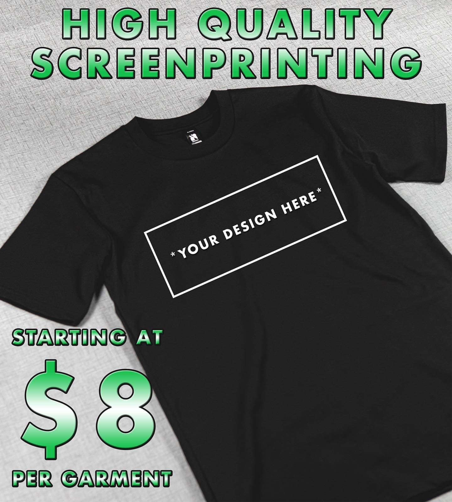 🚨Get High Quality, screen printed apparel here!🚨We offer great service and the cleanest prints out there! 🔥DM for more info!🔥...