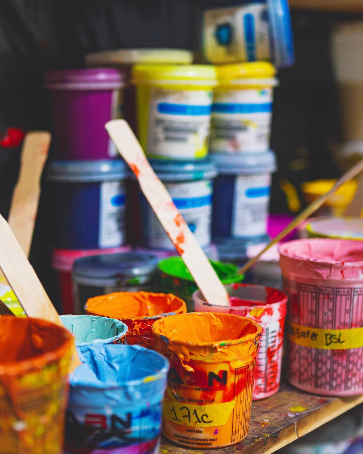 Gettin a bit messy, but our Pantones are always clean ๐คท๐ปโโ๏ธ