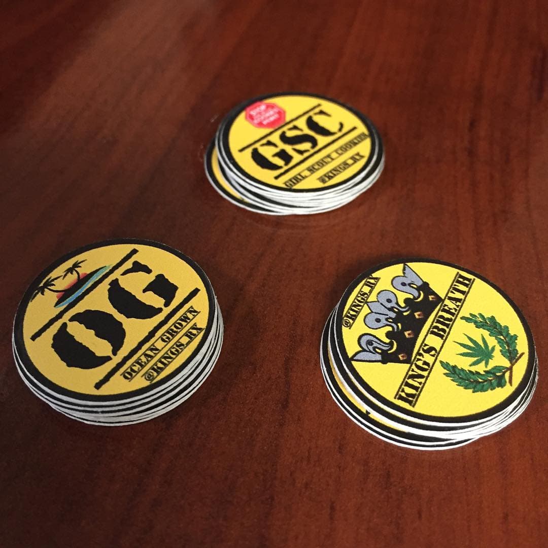 Concentrate labels โ๏ธ๐ท #ktgprinting #420 #shatterday #stickergame #girlscoutcookies ๐ช๐ช๐ช